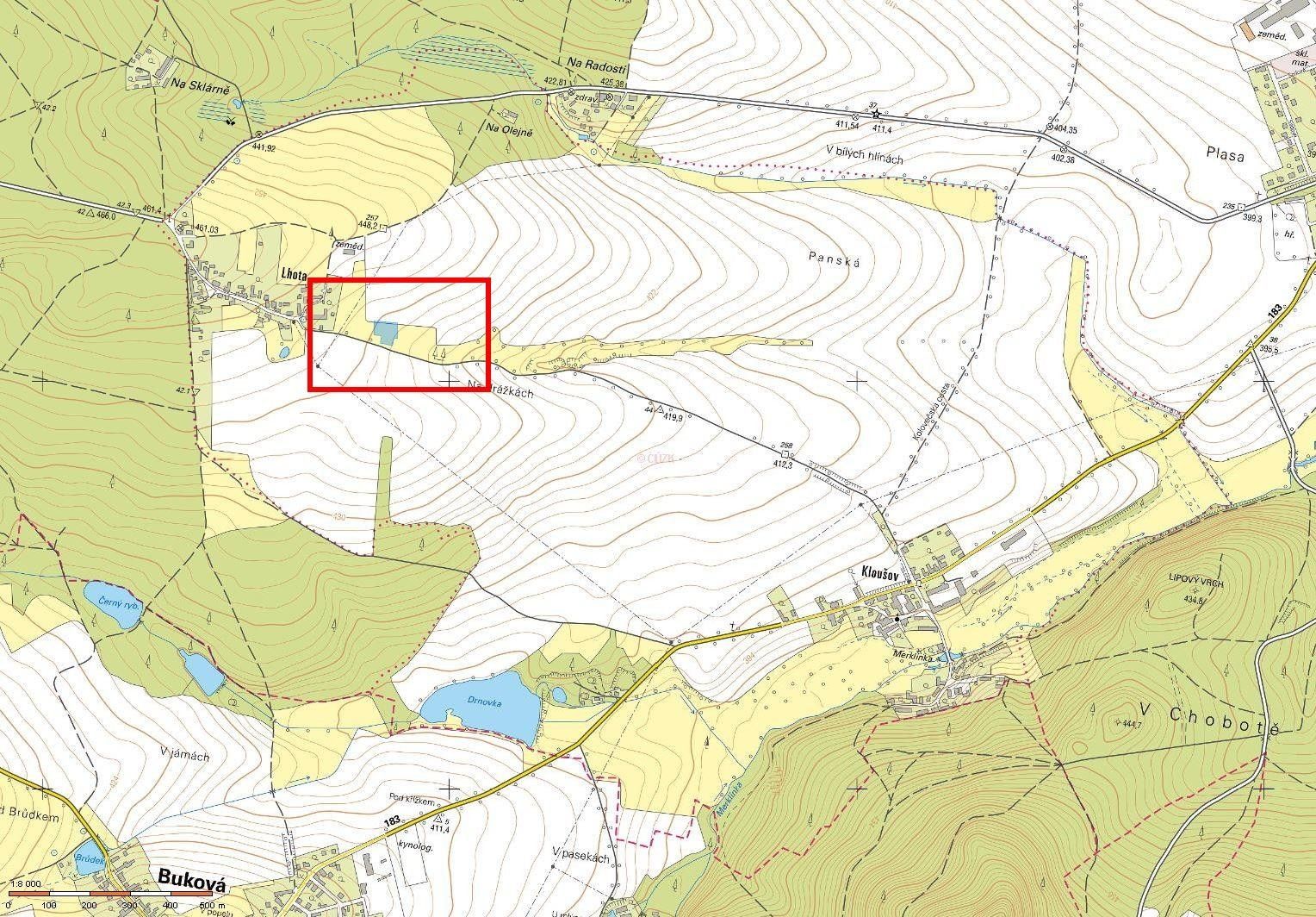 Zahrada · 2 708 m² · Lhota, Merklín - 4