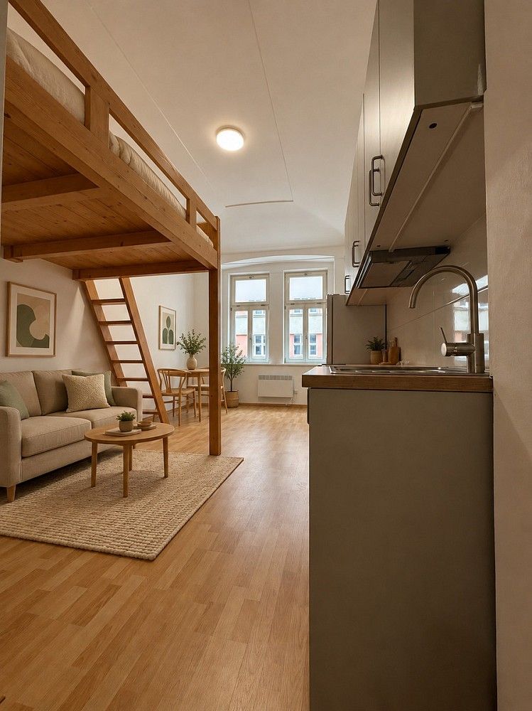 1+kk, Krásova, Praha 3 - Žižkov, 28 m² - 1