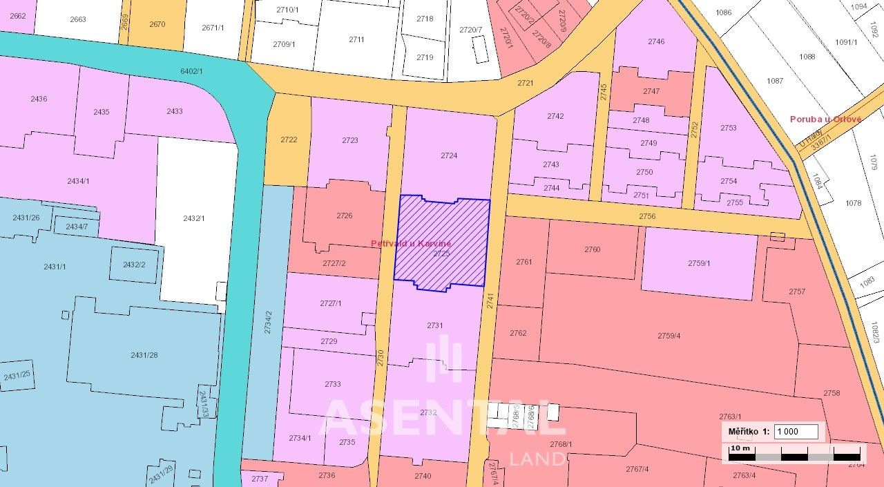 Prodej komerční pozemek - Rychvaldská, Petřvald