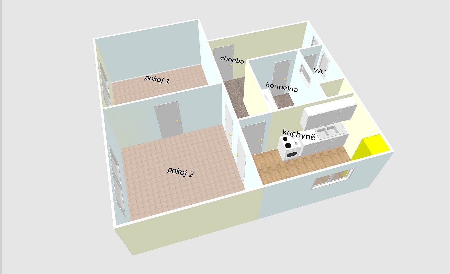 Prodej byt 2+1 - Jáchymovská, Příbram, 57 m² - 2