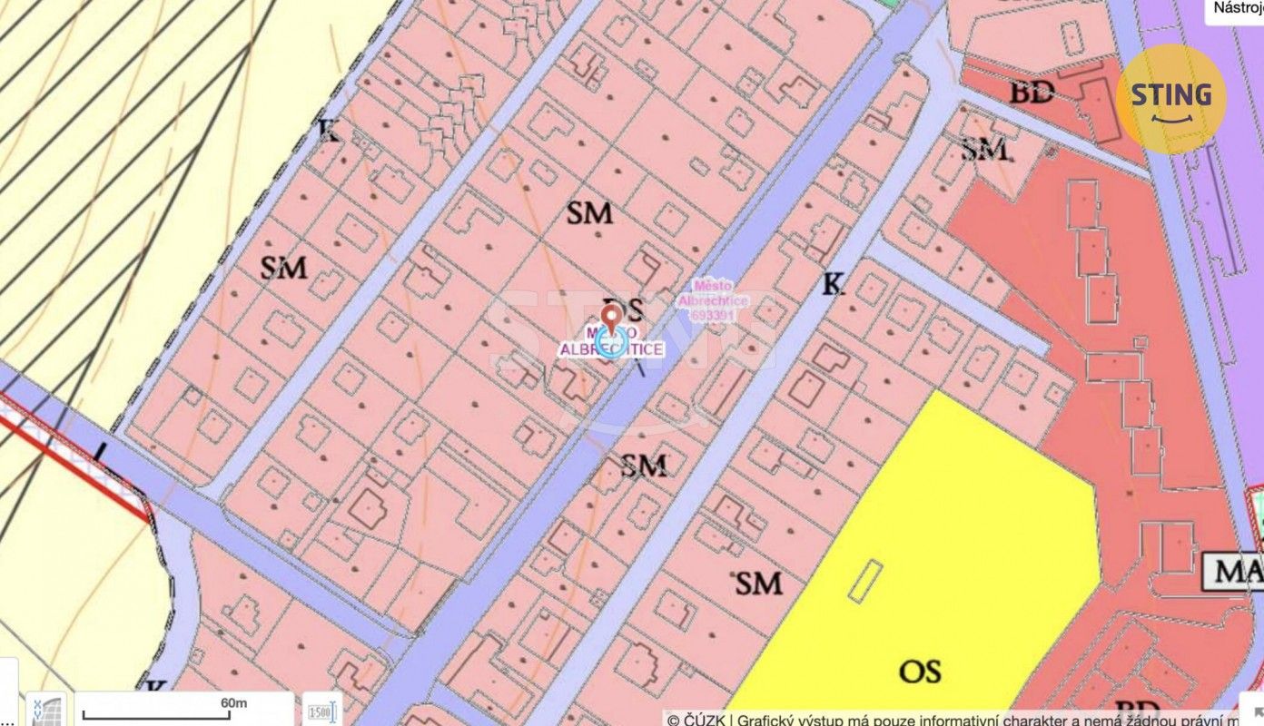 Pozemky pro bydlení, Město Albrechtice, 966 m² - 2