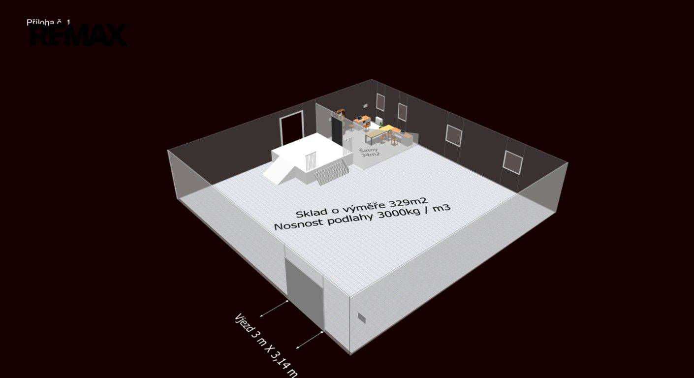 Sklady, Rooseveltova 388, Chlumec nad Cidlinou III, 475 m² - 2