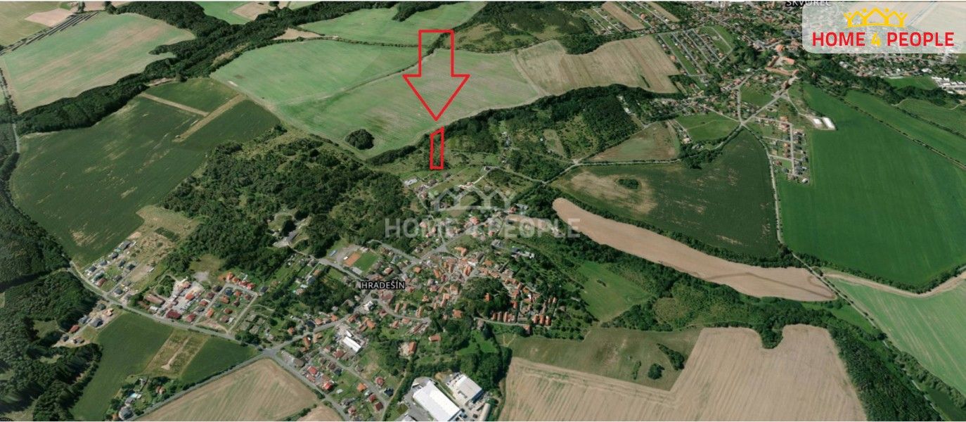 Pozemek · 2 614 m² · Hradešín - 3