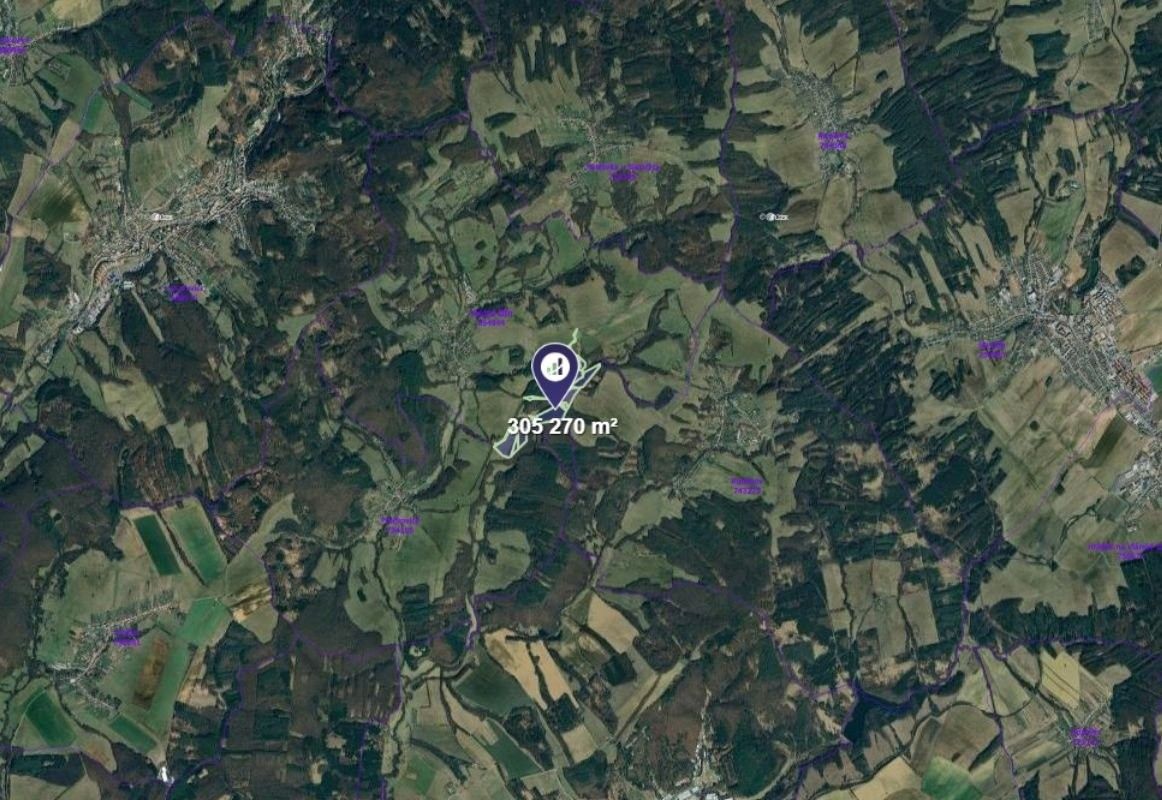 Prodej louka - Luhačovice, 1 903 m² - 2