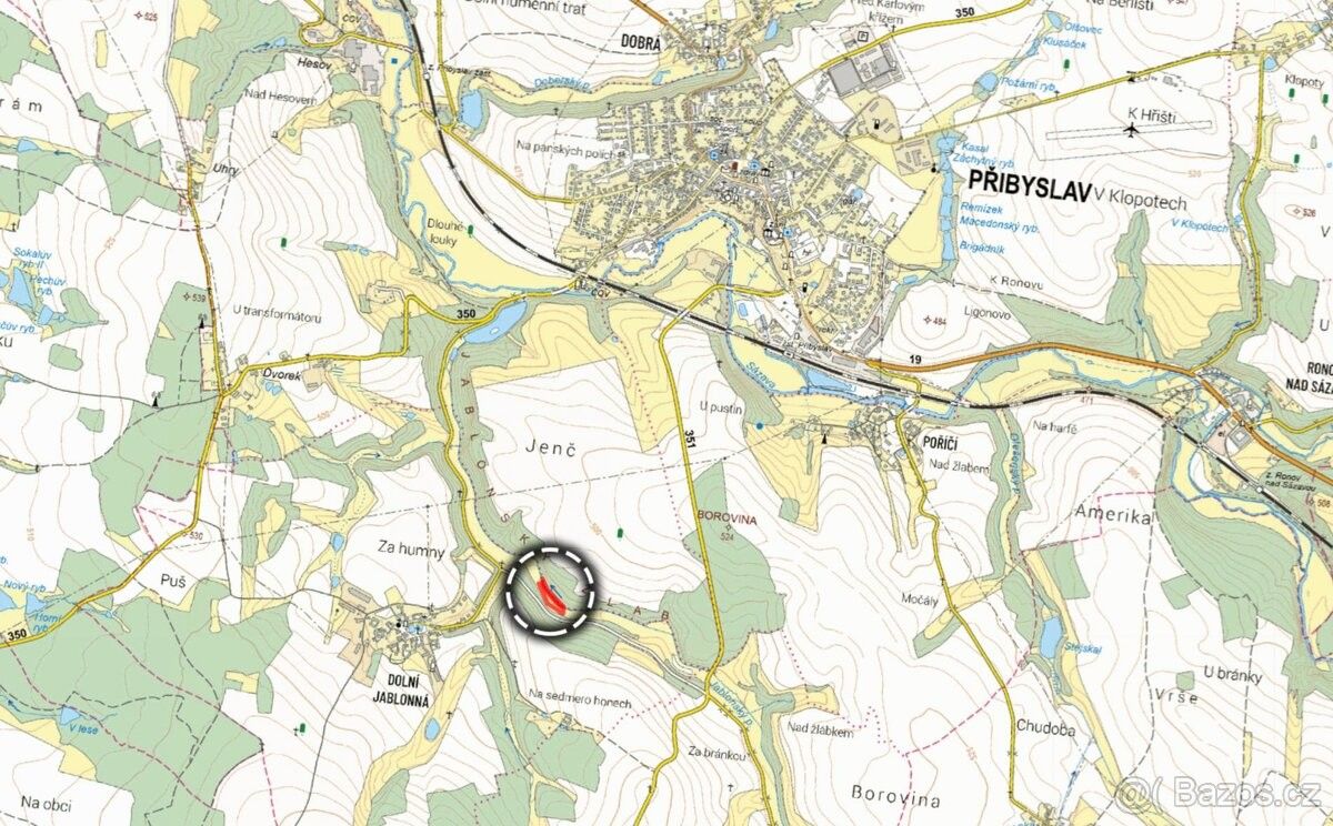 Prodej pozemek pro bydlení - Přibyslav, 582 22