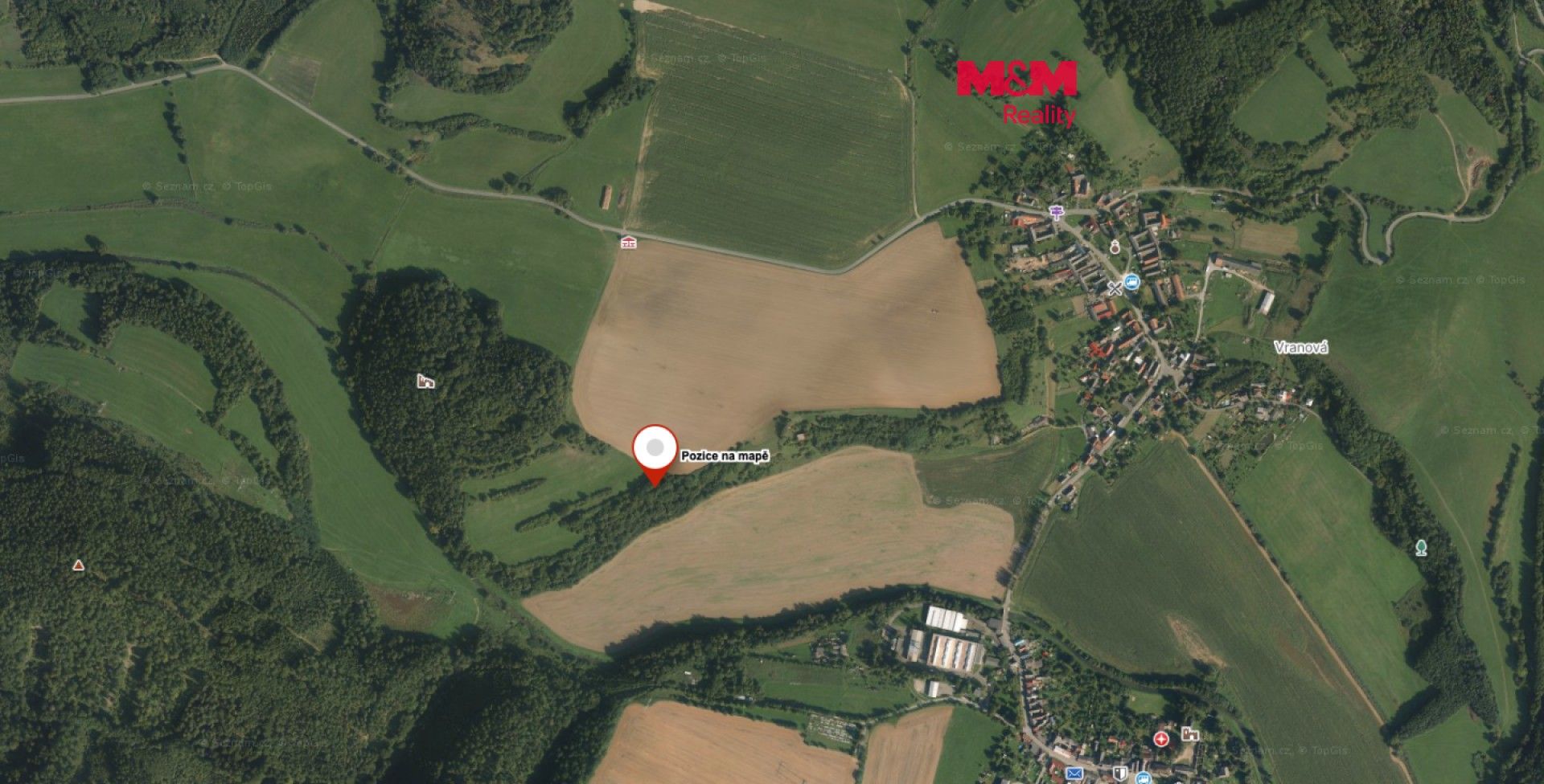 Louka, 502 m²