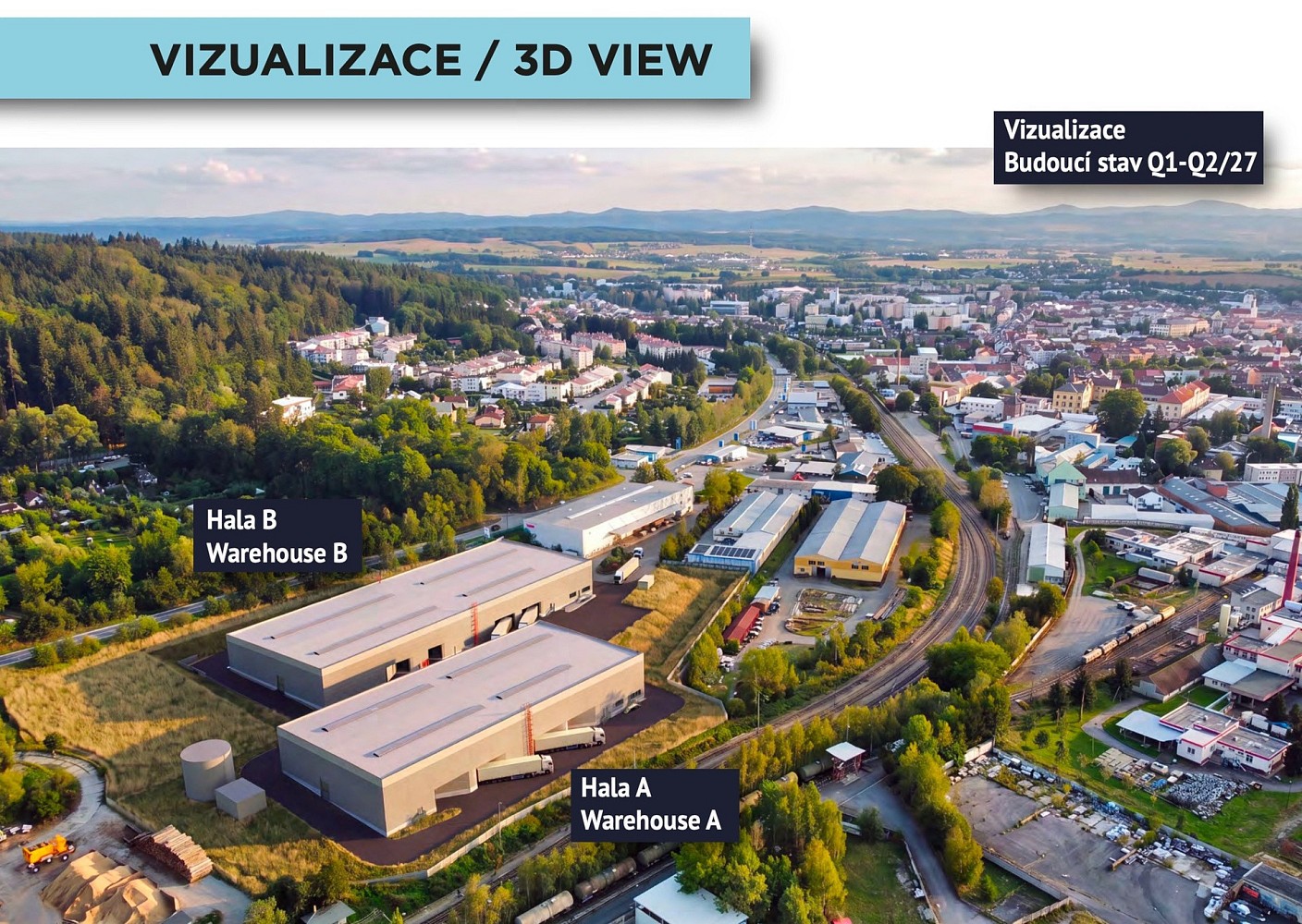 Výrobní prostory · 1 500 m² · Písek - 2