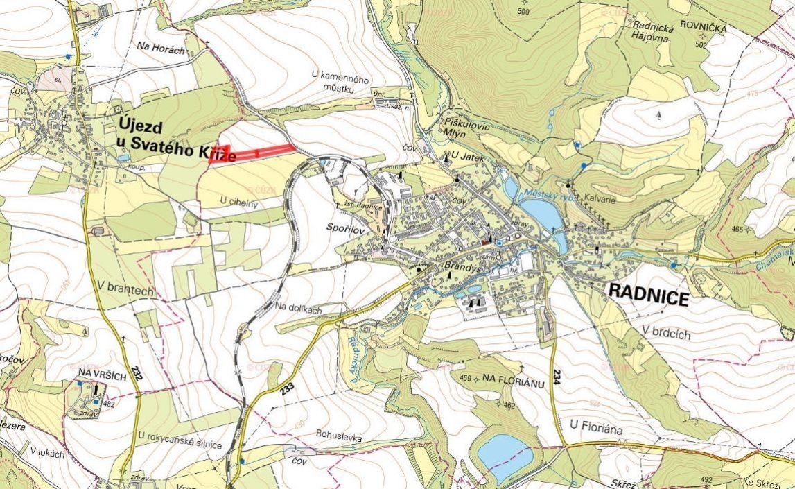 Prodej zemědělský pozemek - Svatá Barbora, Radnice