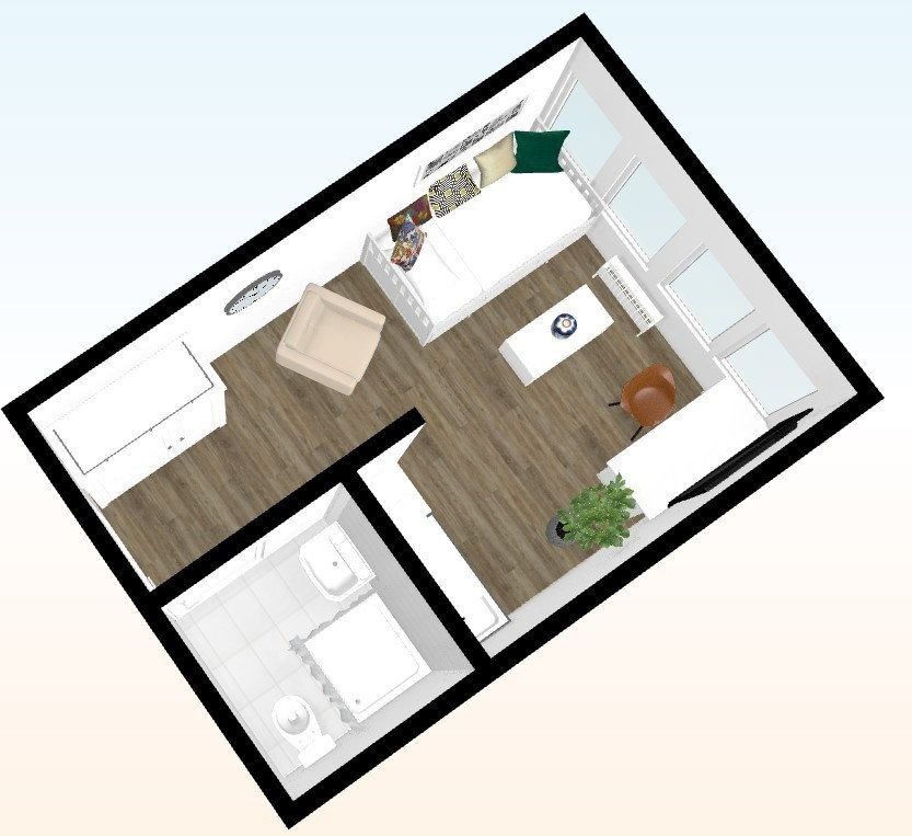 1+1, , Severní Porýní-Vestfálsko, 25 m² - 1