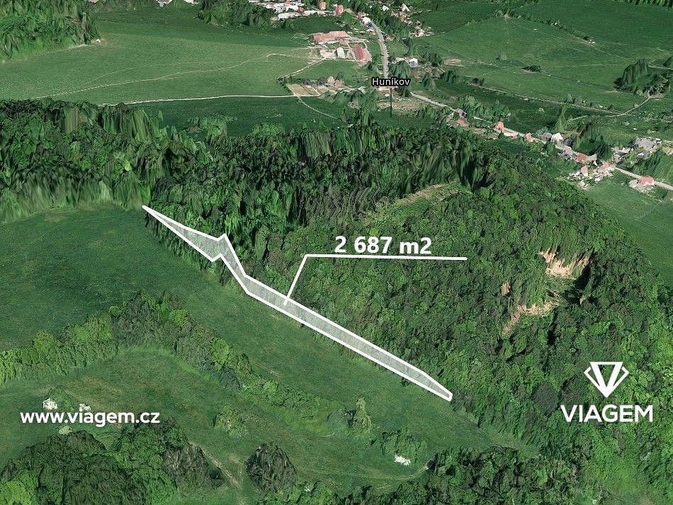 Les, 1 343 m²