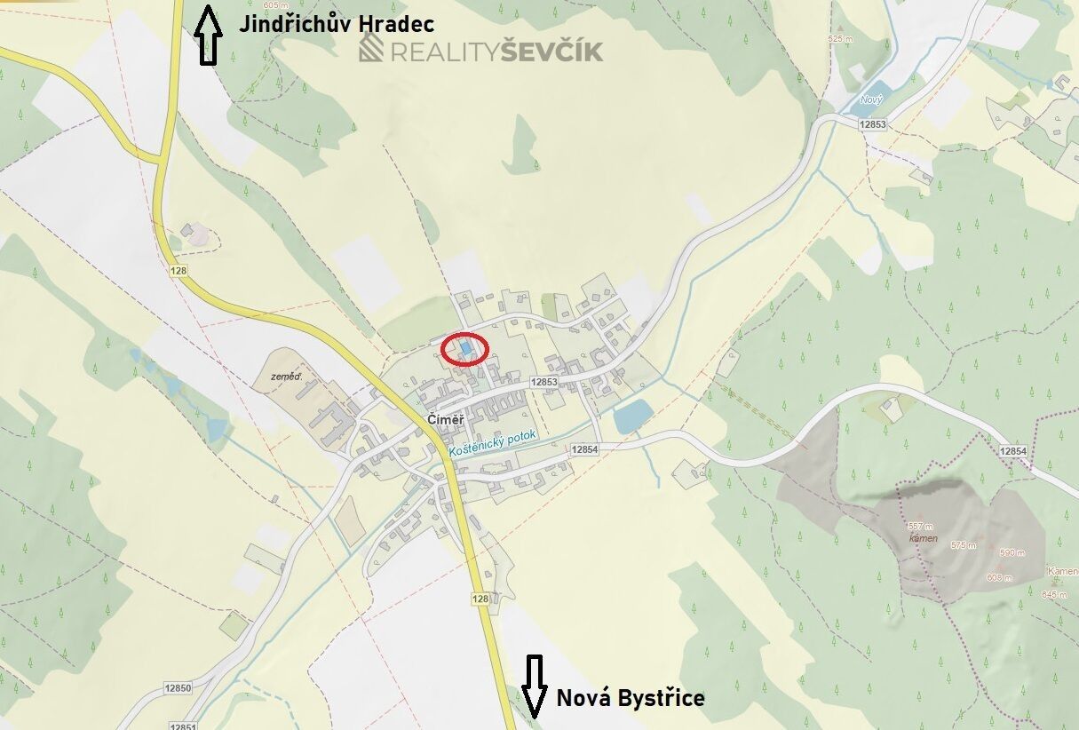 Prodej pozemek pro bydlení - Číměř, 400 m²