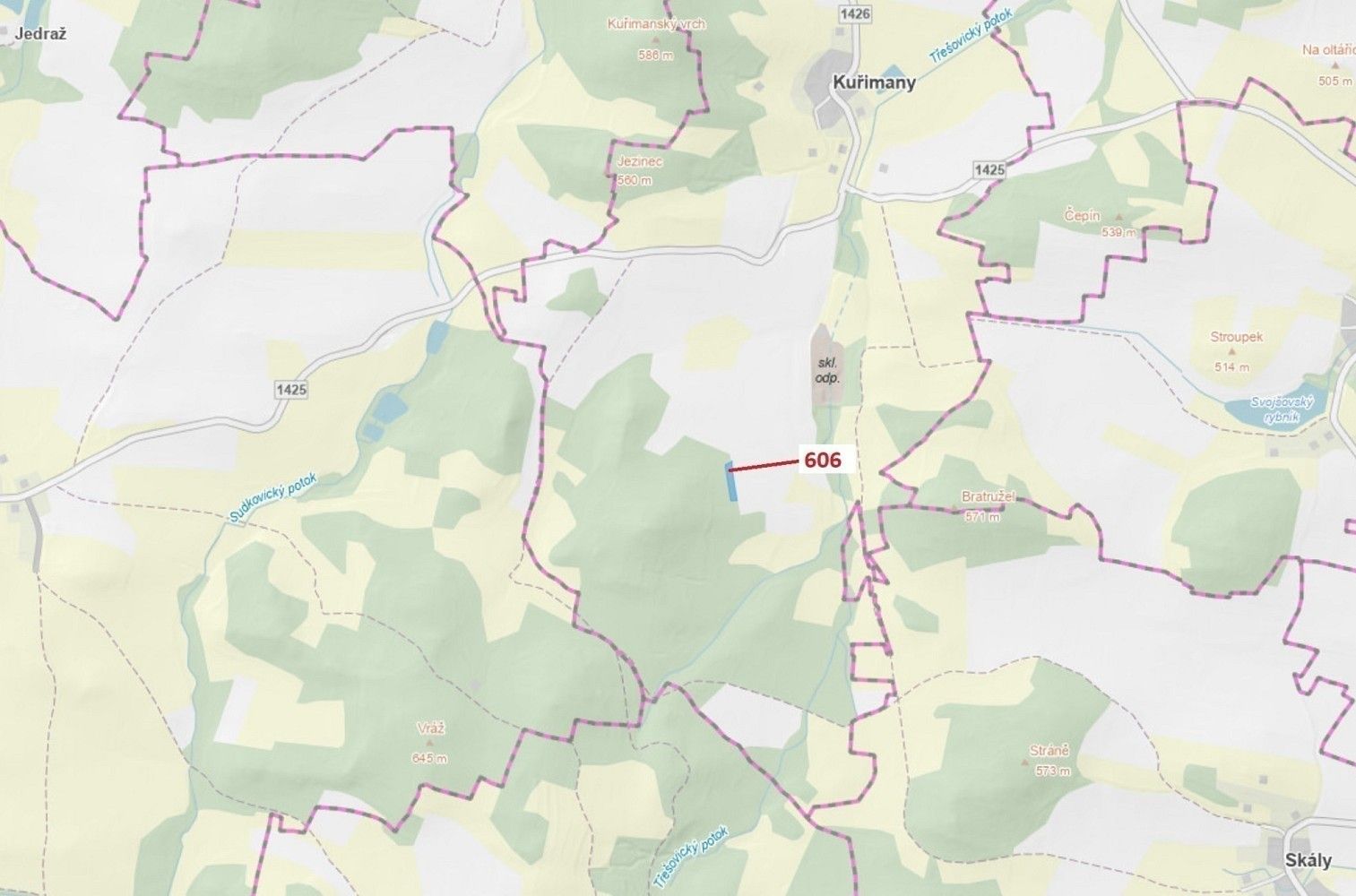 Les, 2 526 m²
