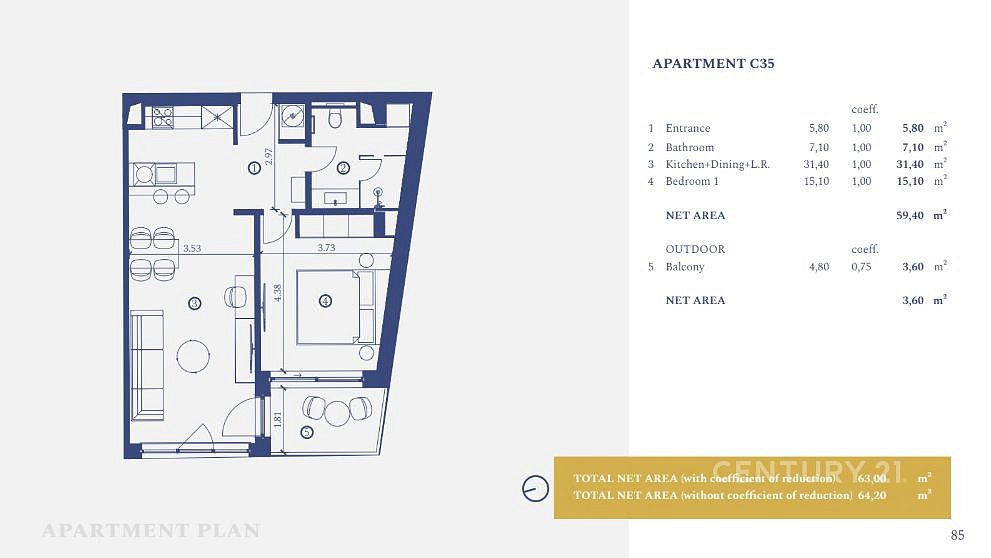 Byt 2+kk · 67 m² · Crveni Vrh, Istria, Chorvatsko - 4
