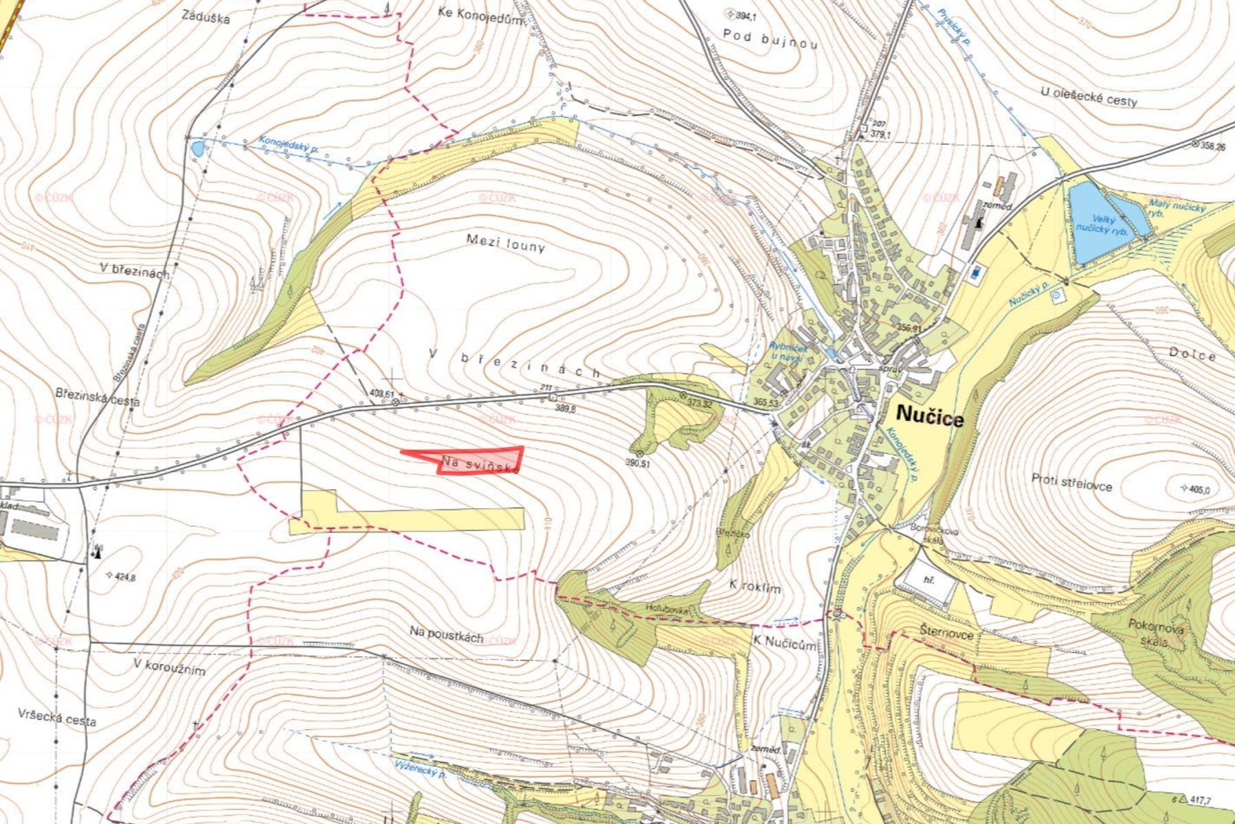 Prodej zemědělský pozemek - Nučice