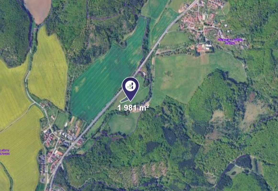 Prodej zemědělský pozemek - Lažany, 1 981 m²
