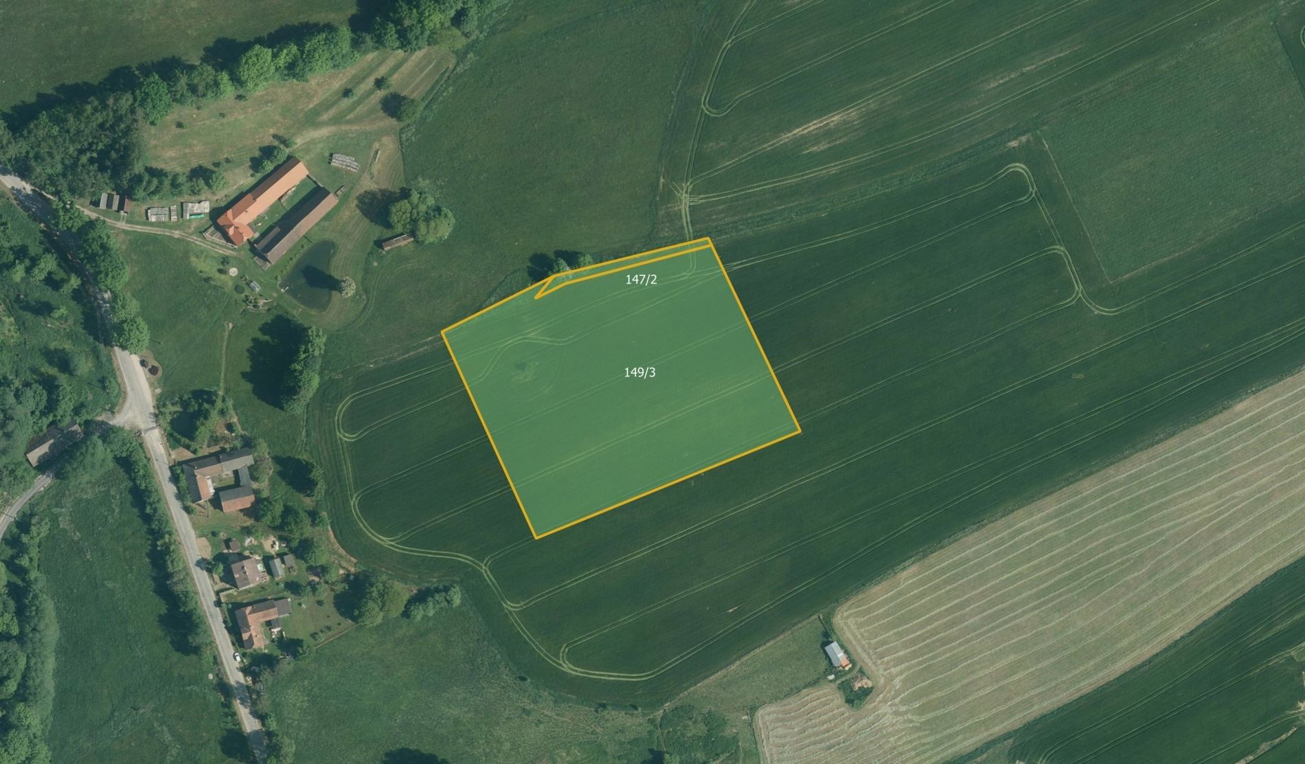 Zemědělské pozemky, Horní Radouň