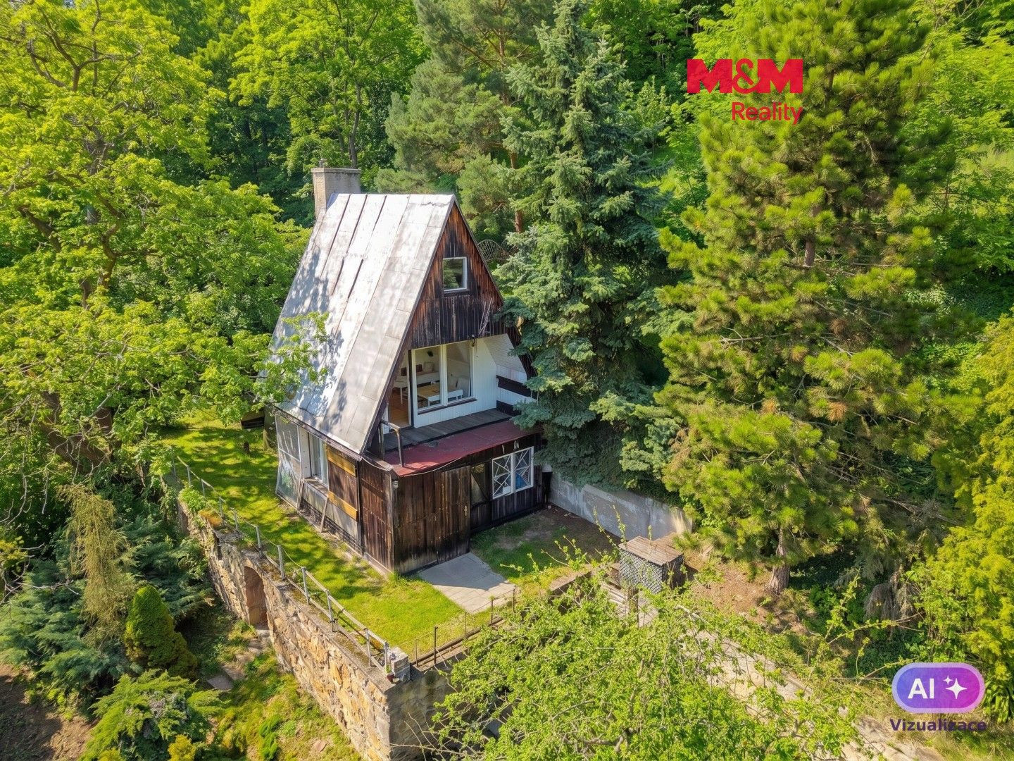 Chaty, Malé Žernoseky, 48 m² - 1