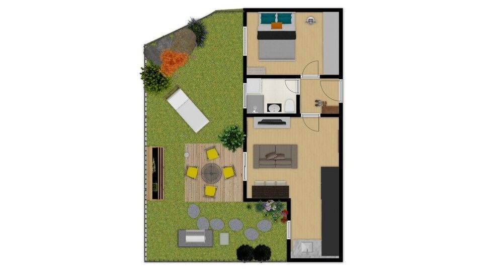 2+kk, Kuldova, Brno, 36 m² - 2