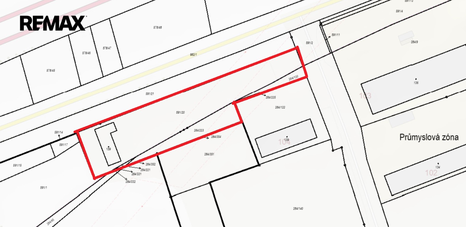 Prodej komerční pozemek - Chlustina, 3 797 m² - 5