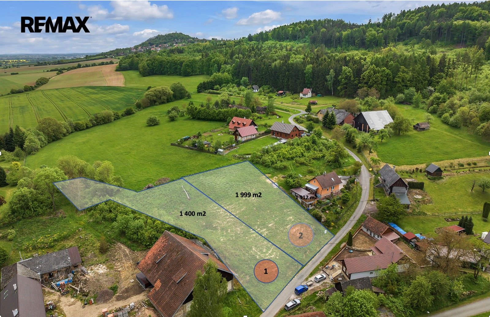 Prodej pozemek pro bydlení - Podhradí, 1 400 m² - 5