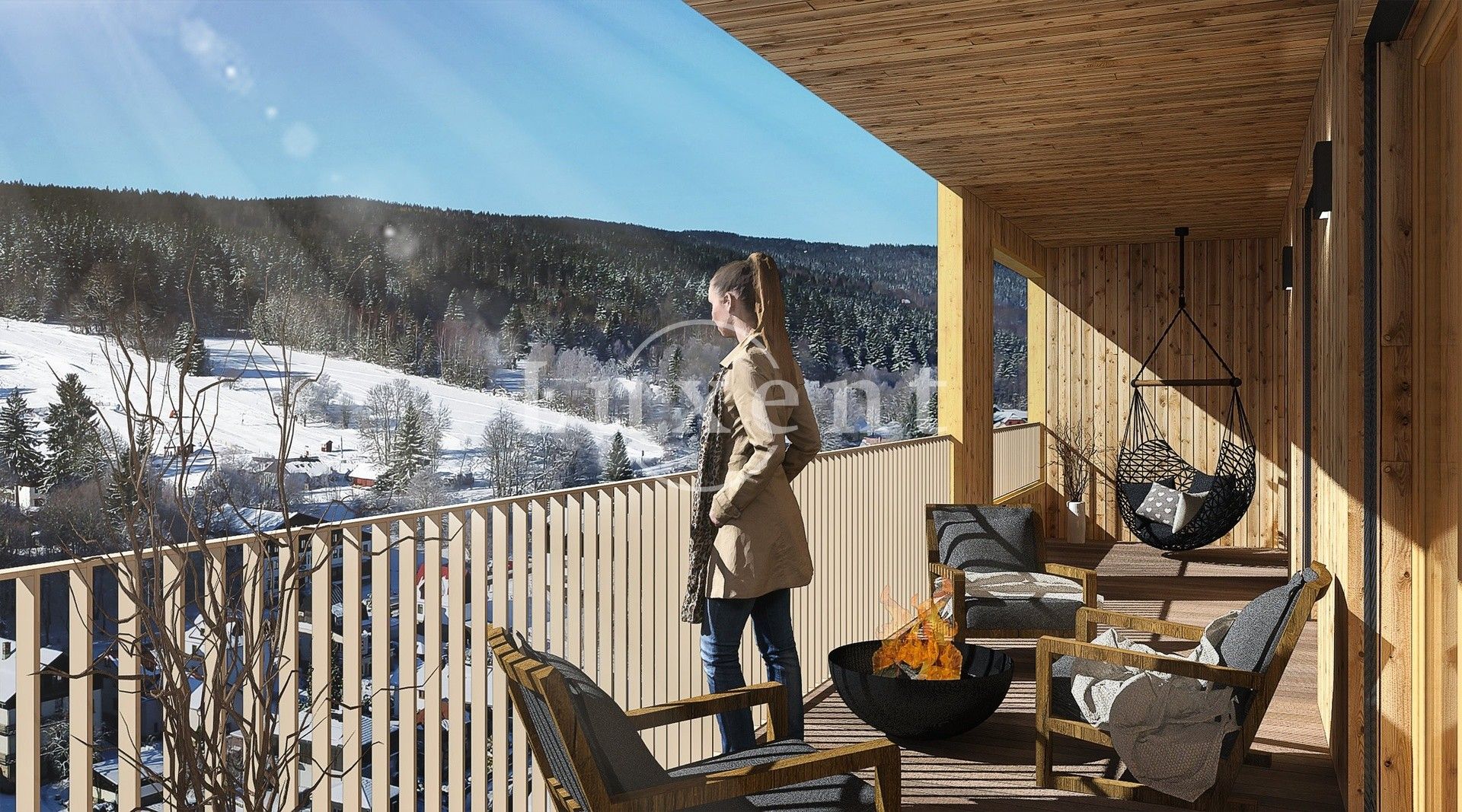 3+kk, Železná Ruda, 71 m²