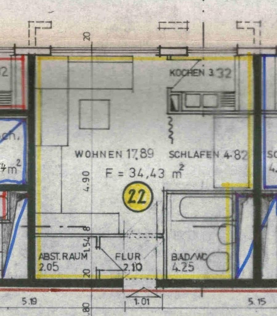 1+1, Wilhelm-Hauff-Strass 22 Augsburg Spickel-Herrenbach Bayern 86161, 35 m² - 1