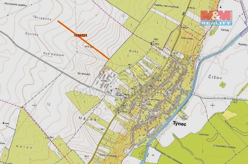 Zemědělské pozemky, Týnec, okres Břeclav, Jihomoravský kraj - 2