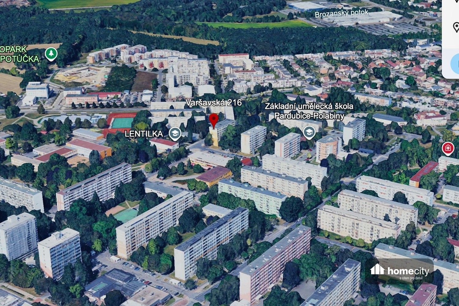 Byt 1+kk · 36 m² · Pardubice - Polabiny, Pardubický kraj - 3