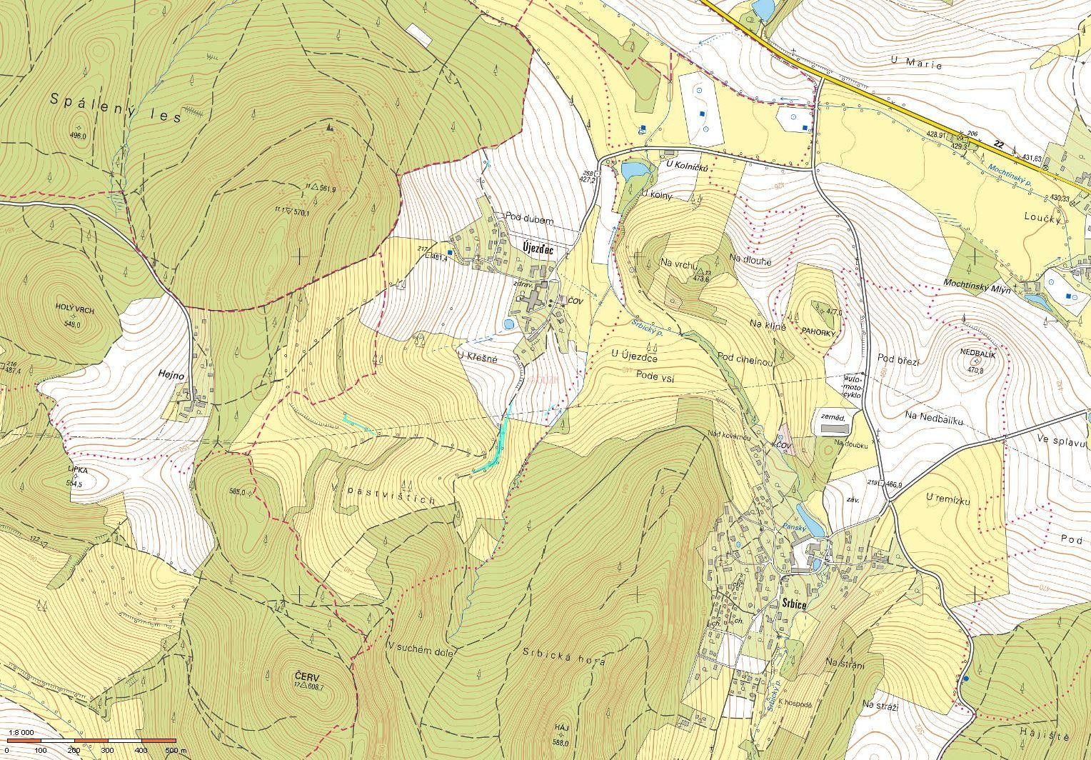 Louka · 2 981 m² · Újezdec, Mochtín - 4