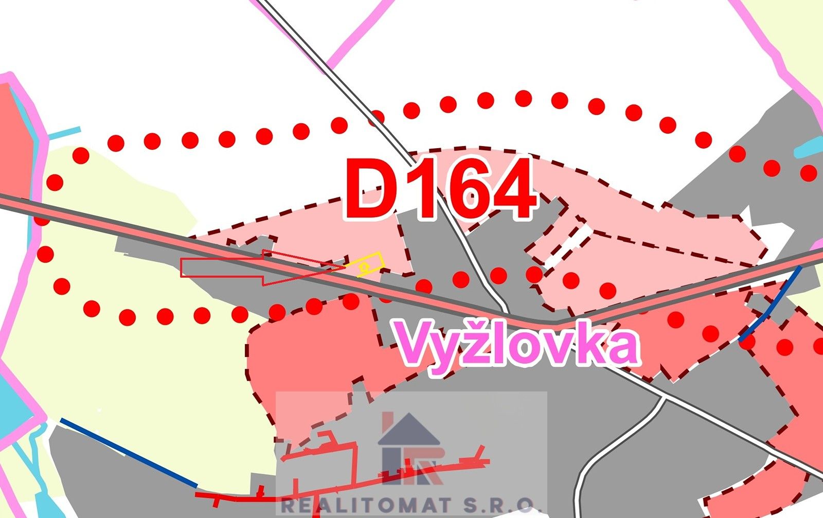 Prodej pozemek pro bydlení - Pražská 100, Vyžlovka, 2 670 m² - 5
