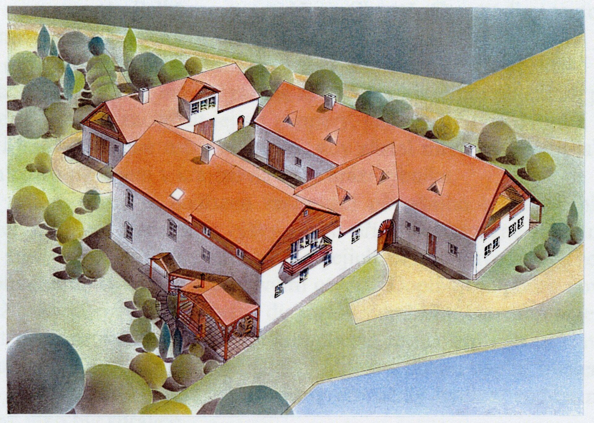 Rodinné domy, Radňov, Pelhřimov, 2 m²