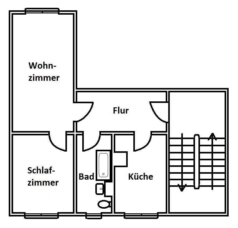 2+1, Nordstraße 6, , Sasko, 47 m² - 2