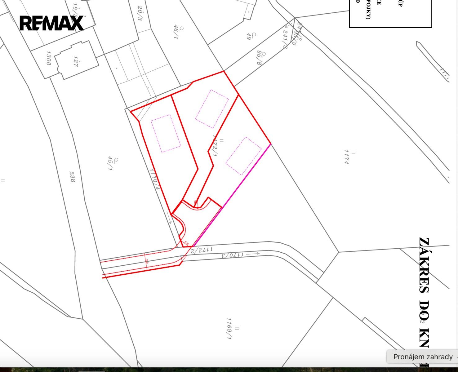 Pozemky pro bydlení, Vodňany, 4 320 m² - 2