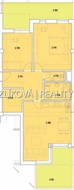 Pronájem byt 3+kk - Pekárenská, České Budějovice, 81 m²