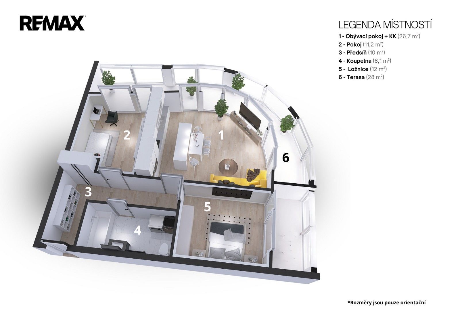 Byt 3+kk · 66 m² · Hlaváčkova 1334, Praha Košíře - 4