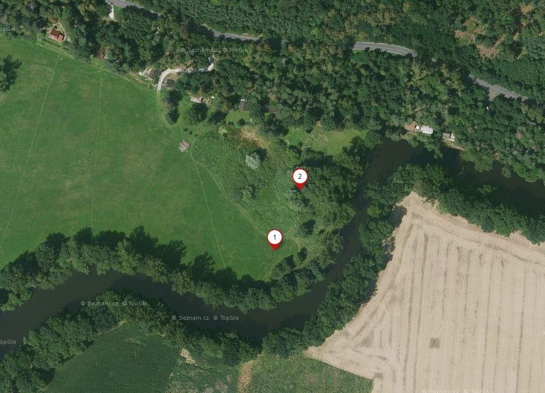 Prodej louka - Štěkeň, 3 698 m² - 2