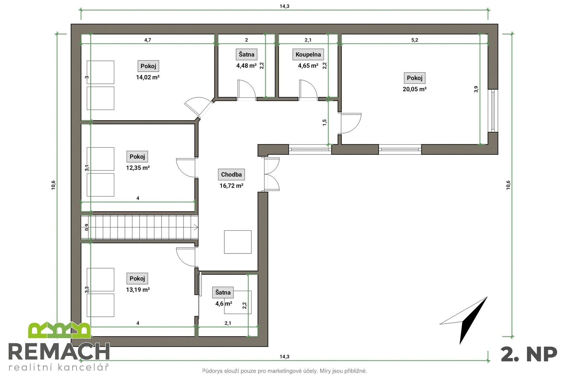 Prodej rodinný dům - Partyzánská, Uherské Hradiště, 189 m²