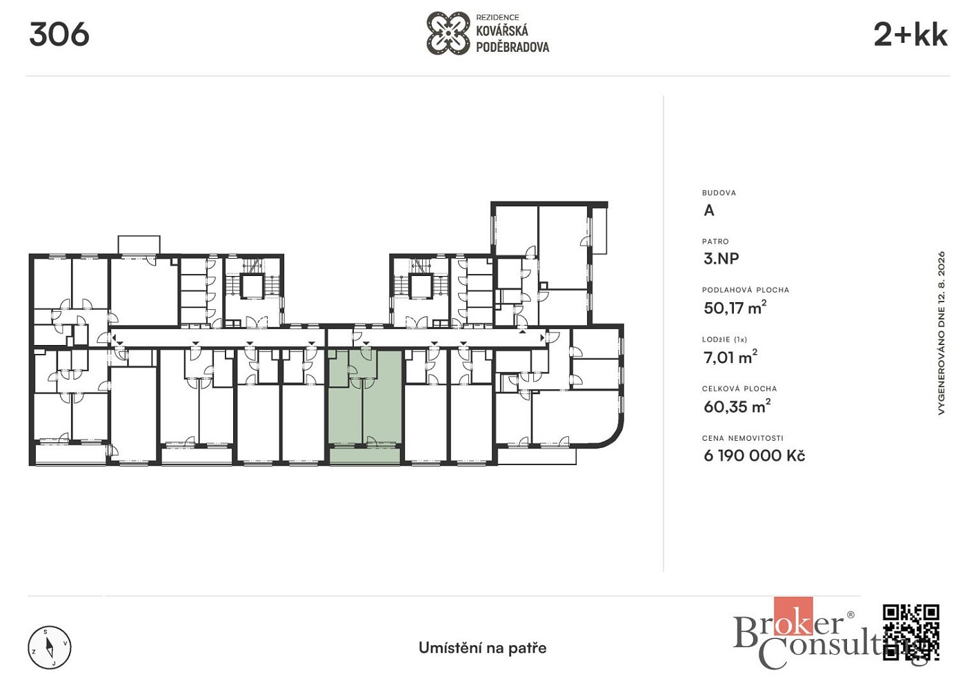 Byt 2+kk · 60 m² · Poděbradova, Plzeň - Jižní Předměstí - 4