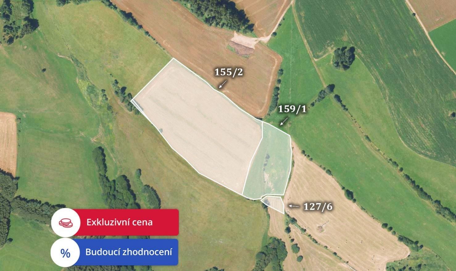 Zemědělské pozemky, Javorek, 16 446 m²