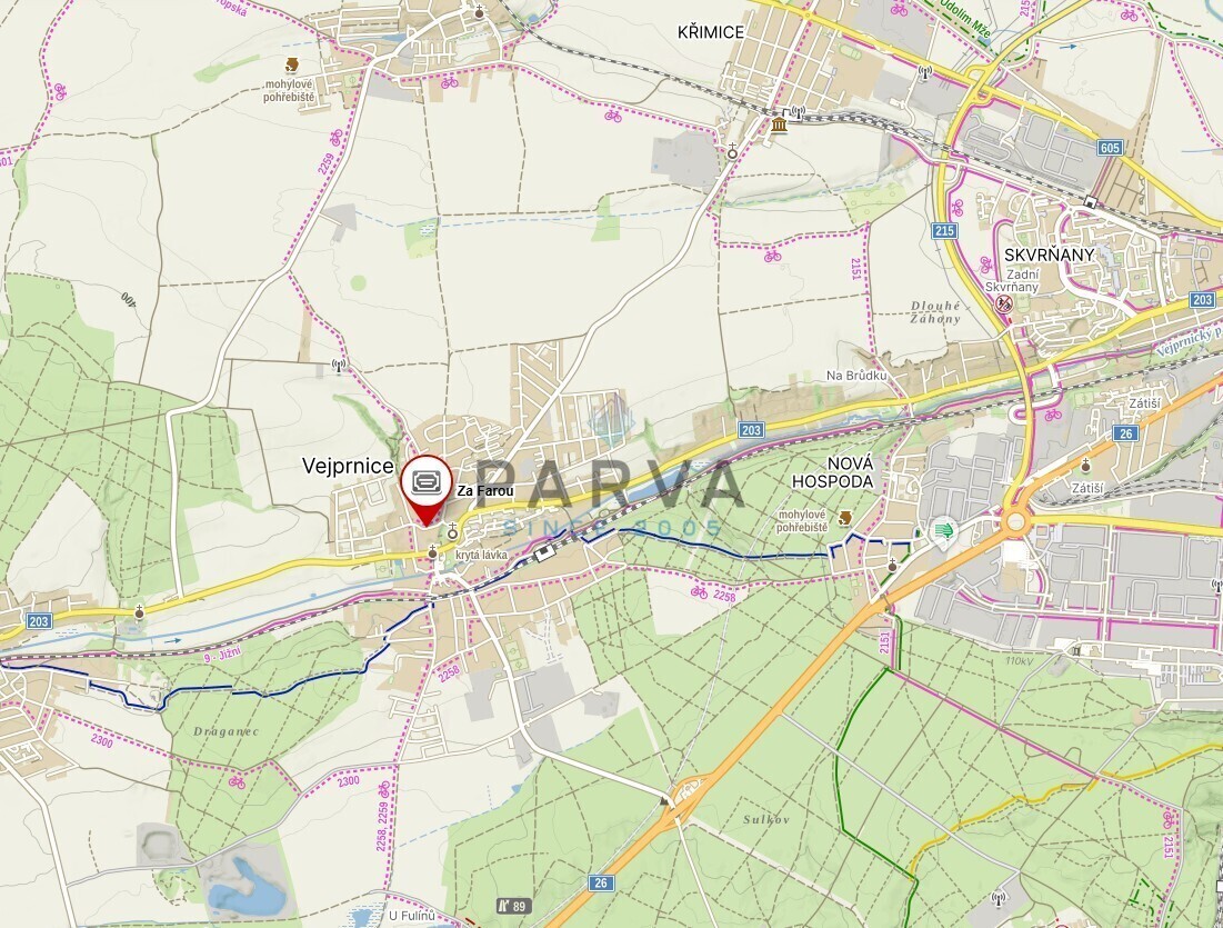 Pozemek pro bydlení · 720 m² · Staročeská náves 1, Vejprnice - 3