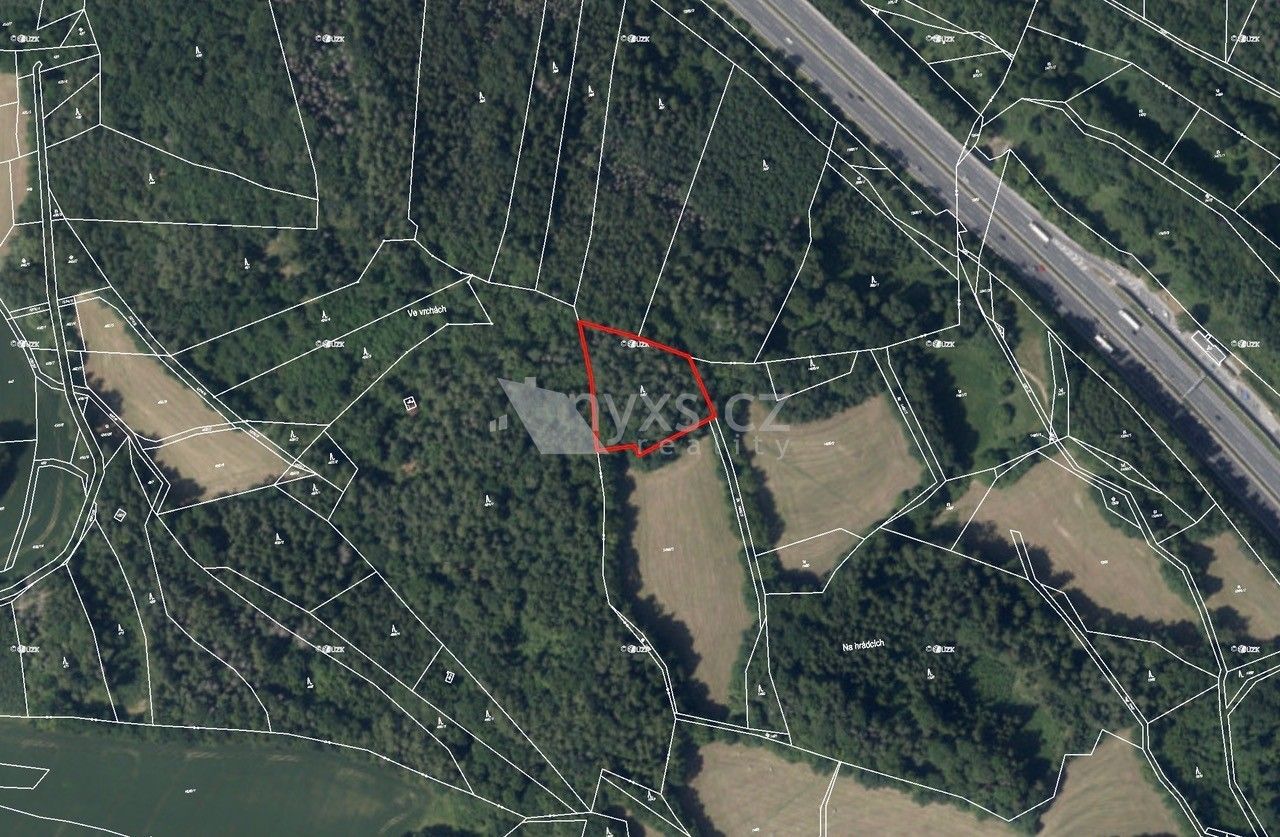 Lesy, Všešímy, Kunice, 4 613 m² - 2