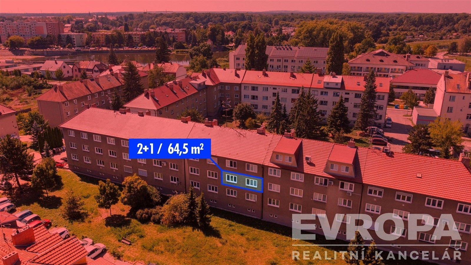 Pronájem byt 2+1 - Olbrachtova 2301, Břeclav, 65 m² - 2