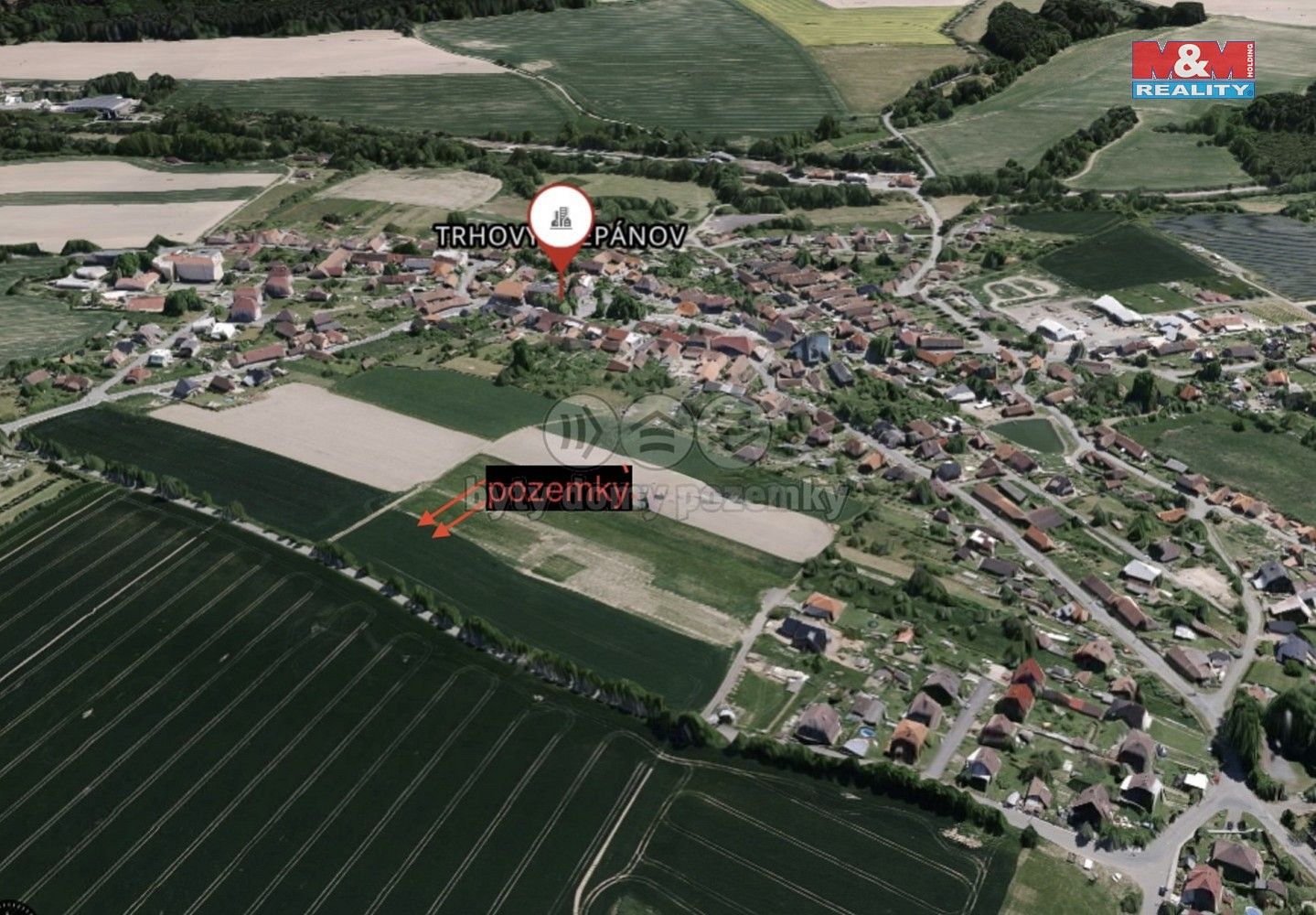 Pozemky pro bydlení, Trhový Štěpánov, okres Benešov, Středočeský kraj - 1