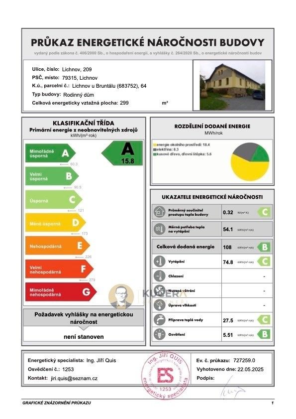 Prodej rodinný dům - Lichnov, 672 m²