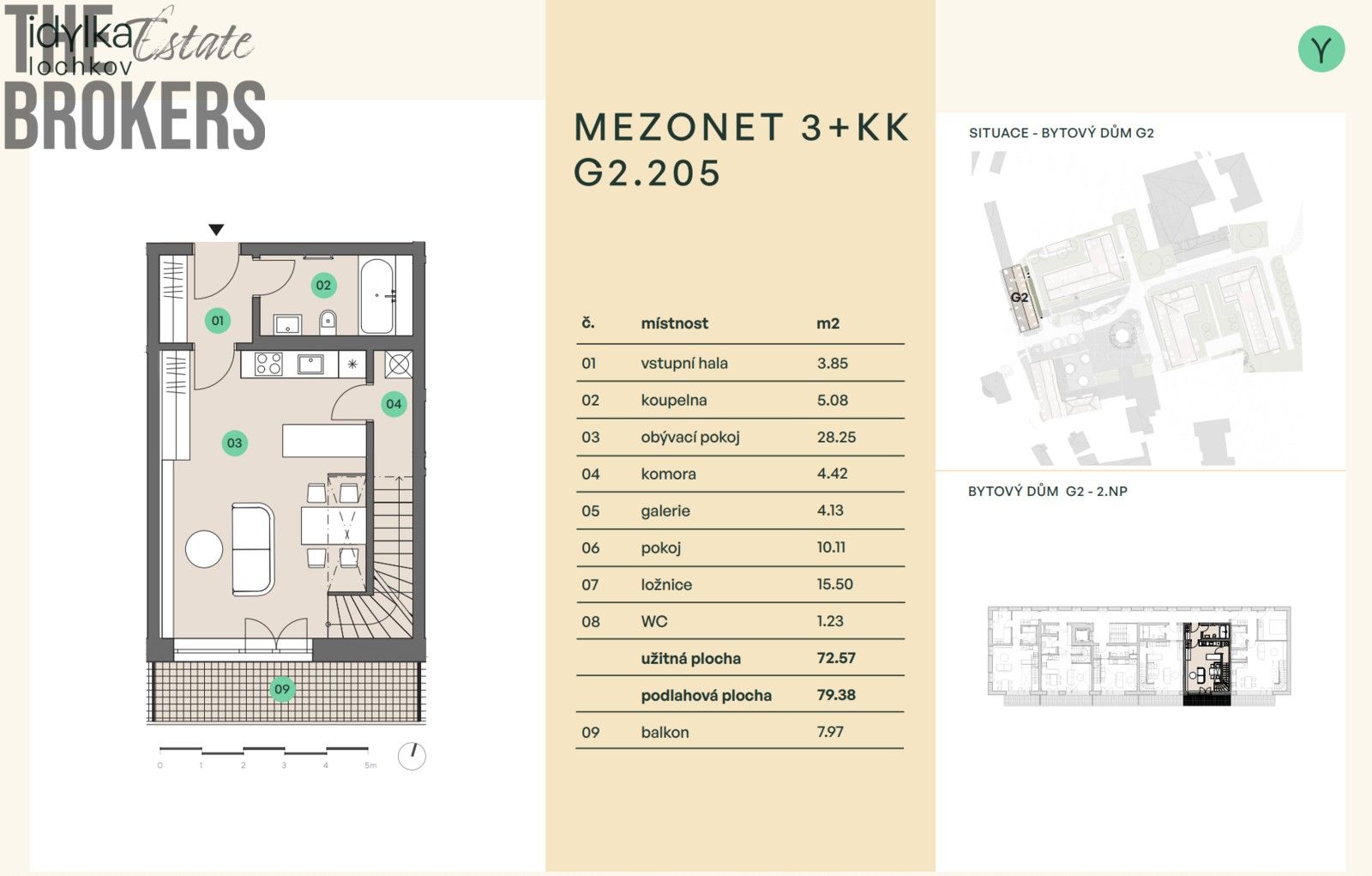 Prodej byt 3+kk - Praha, 73 m²