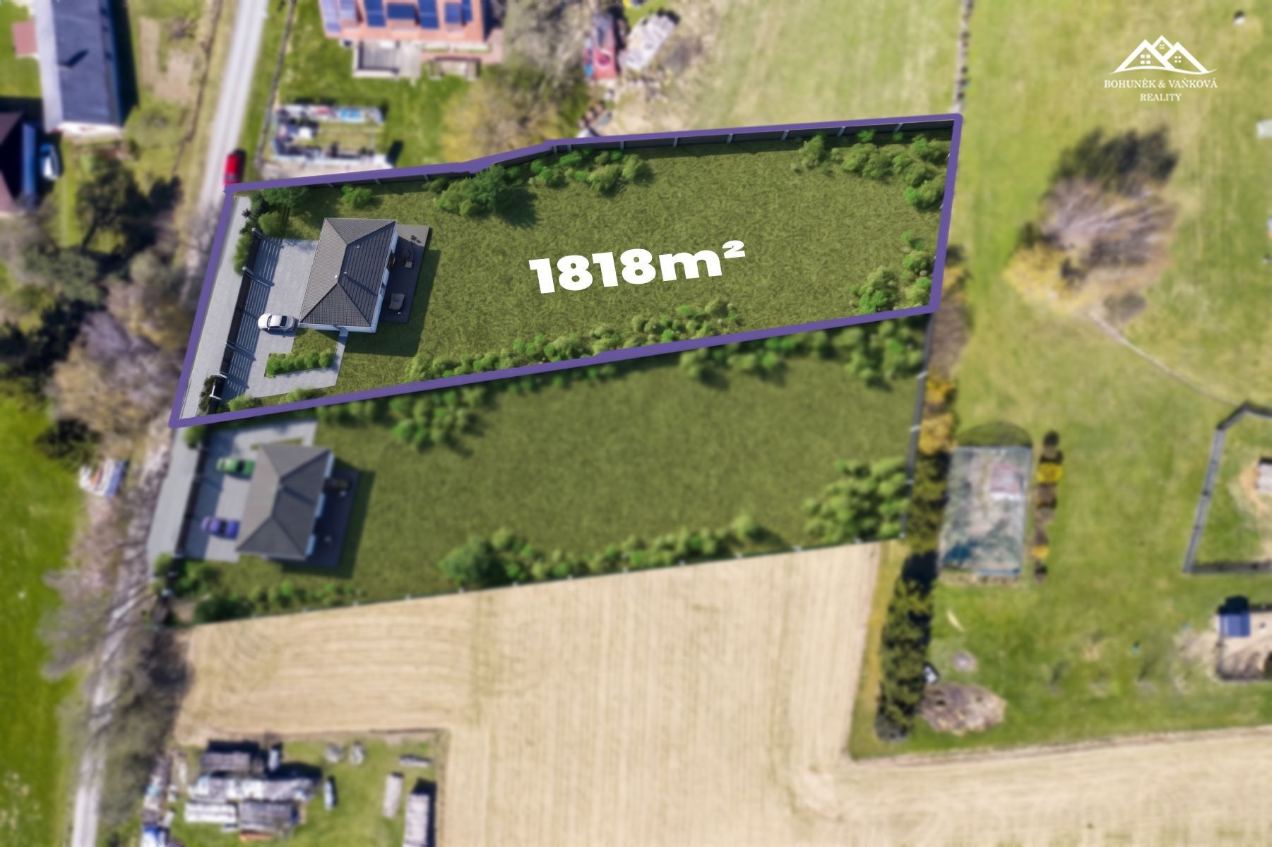 Pozemek pro bydlení, 1 818 m²