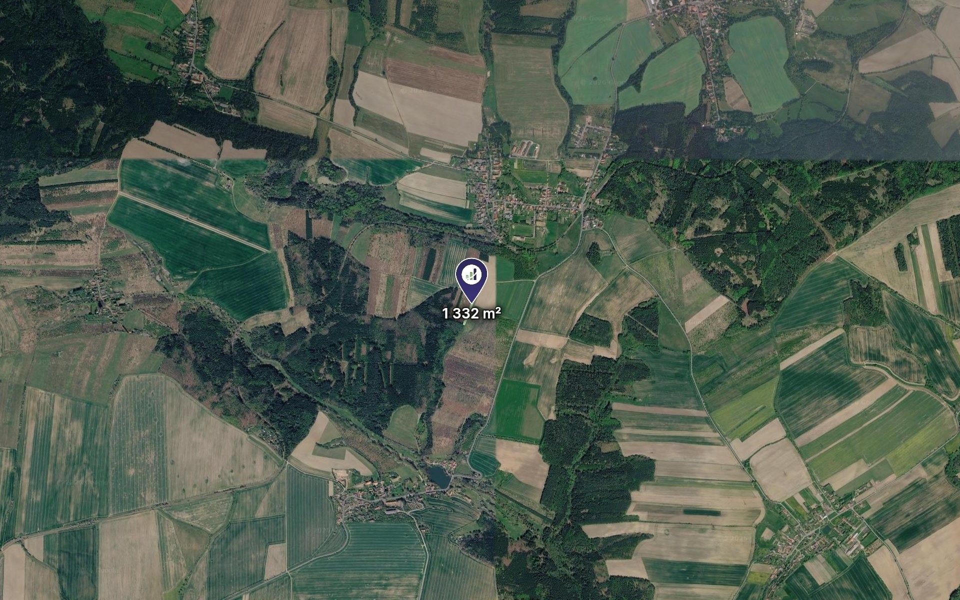 Prodej zemědělský pozemek - Všesulov, 1 332 m² - 2