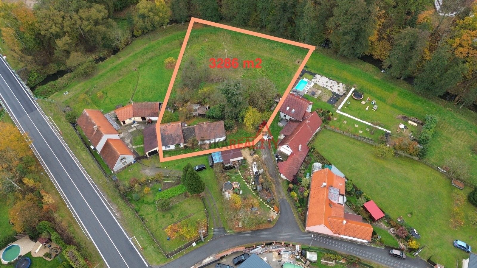 Pozemky pro bydlení, Potoční, Tábor, 3 286 m²