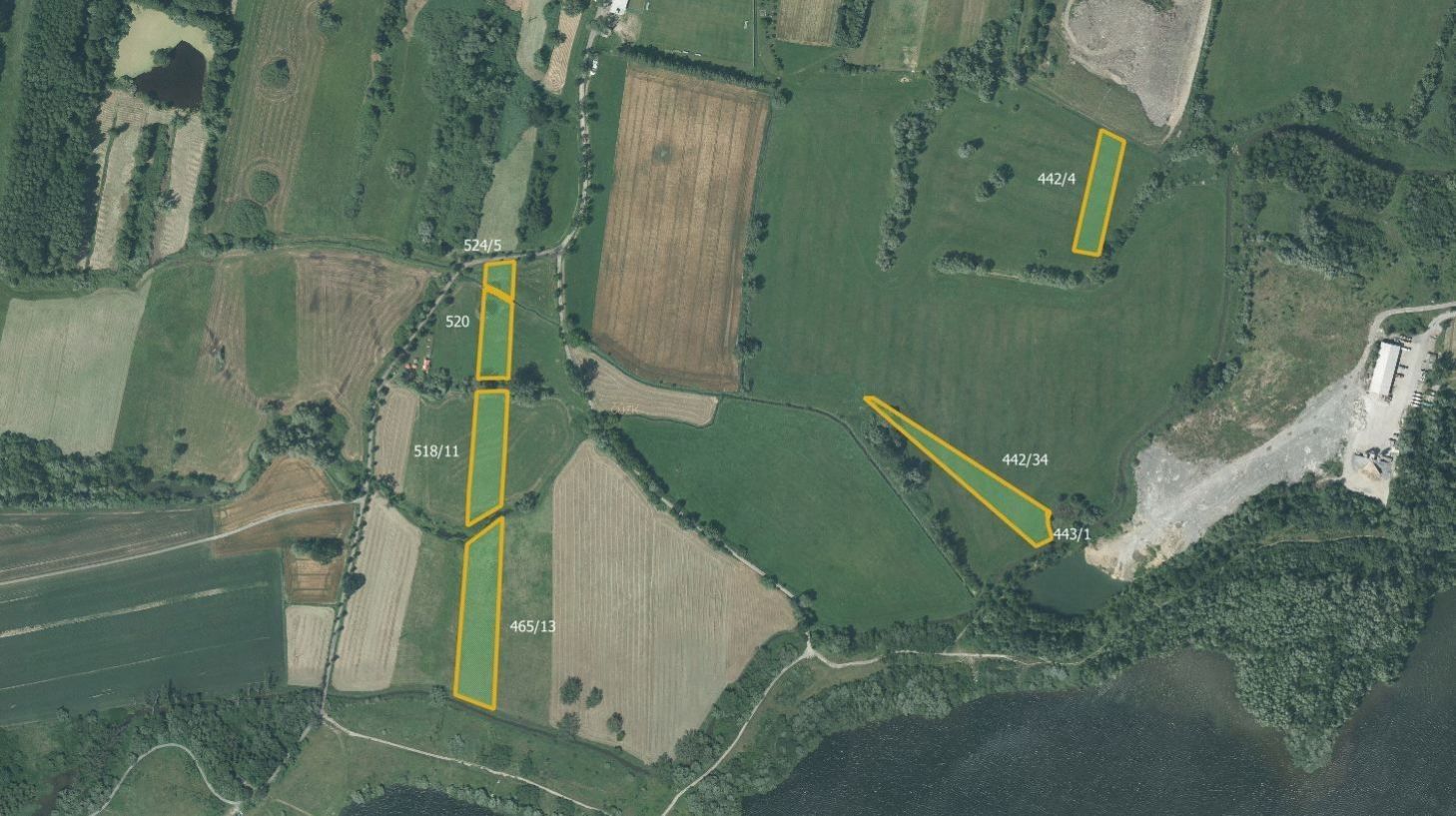 Zemědělské pozemky, Zábřeh, Dolní Benešov