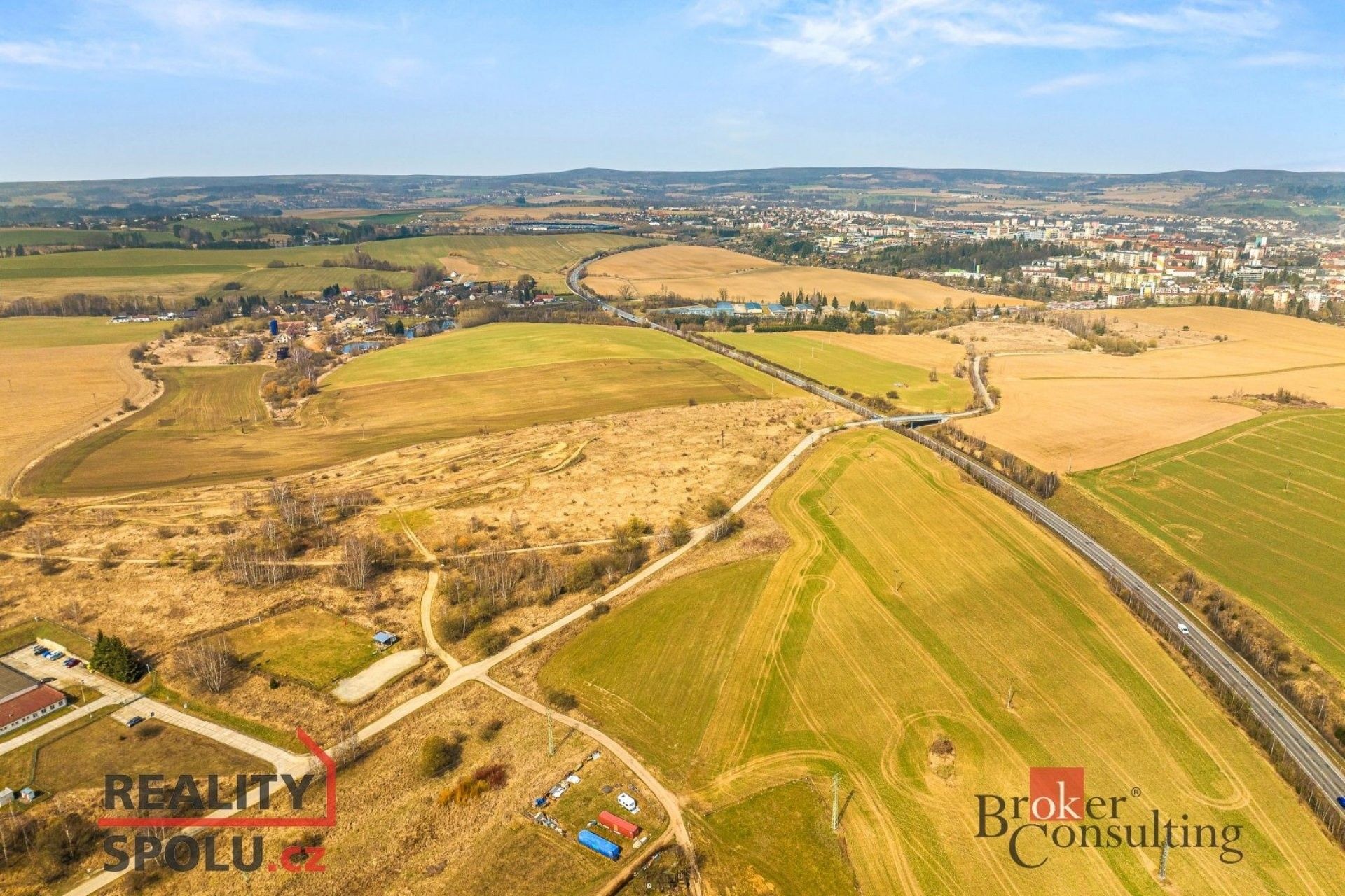 Prodej komerční pozemek - Jihlava, 84 713 m²
